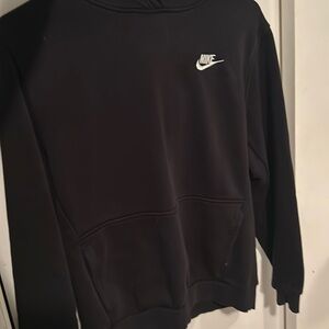 black nike hoodie. kids extra large